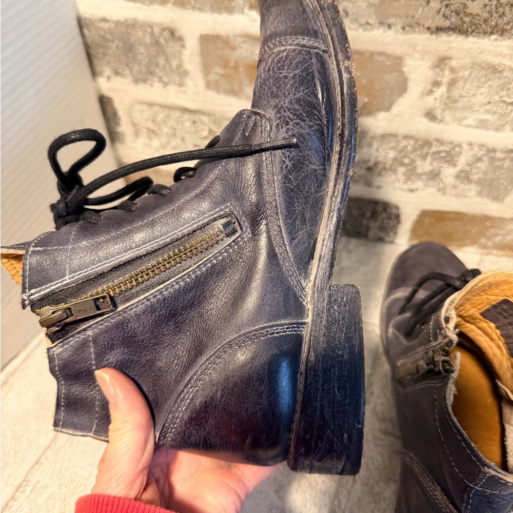 Bed Stu Bonnie Leather Cobbler Combat Boots Women's 7 - Picture 7 of 12